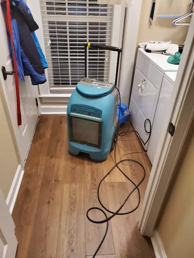 Commercial dehumidifier deployed for Flood Damage Cleanup in Tamaqua